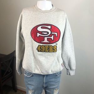 49ers crewneck sweater vintage